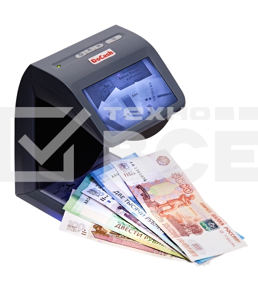 Детектор банкнот DoCash mini IR/UV/AS просмотровый мультивалюта