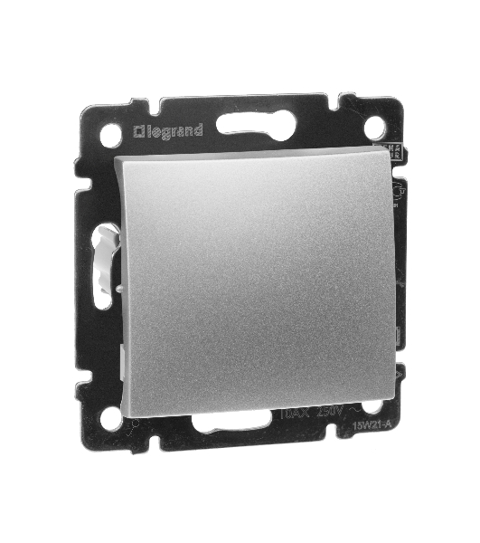 Выключатель, алюм. Valena 