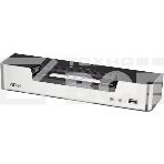 Переключатель, электрон., KVM+Audio+USB 2.0, 1 user USB+2xDVI =) 2 cpu USB+4xDVI, со шнурами USB/DVI Dual Link 2х1.8м.+DVI Dual Link 2х1.8м., 2560x1600, настол., исп.спец.шнуры, без OSD, некаскад, 2-PORT USB 2.0 DVI DUAL VIEW KVMP SWITCH, фото 1