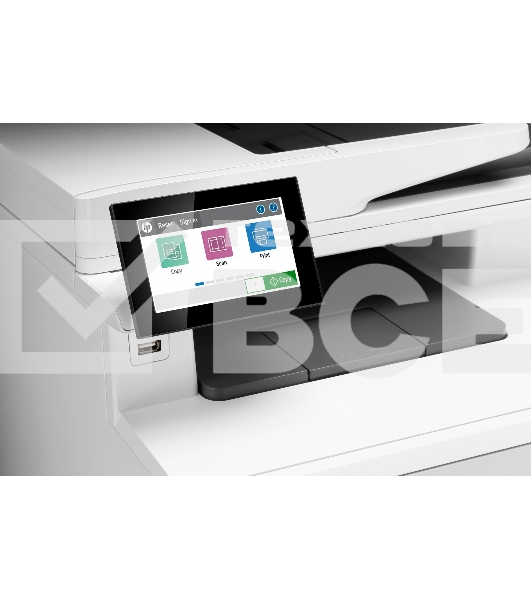 МФУ лазерный HP Color LaserJet Pro M480f (3QA55A), A4, цветной, печ. до 27 стр/мин., скан. до 29 стр/мин. (ч/б) 20 стр/мин. (цвет), 600 x 600 dpi, USB, RJ-45, Air Print, Mopria