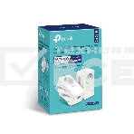 Сетевой адаптер TP-Link AV1000 Gigabit Passthrough Powerline Starter KitSPEED: 1000 Mbps PowerlineSPEC: Broadcom CPU, HomePlug AV2, 1+1 Gigabit PortFEATURE: Plug and Play, tpPLC Utility, Pair for More Security, Extra Power SocketKIT: 2× TL-PA7017P', фото9