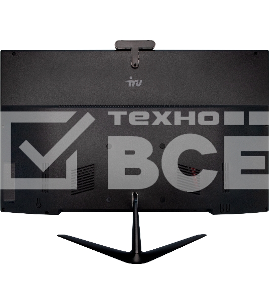 Моноблок IRU Агат 313 23.8' Full HD i3 10100 (3.6) 8Gb SSD256Gb UHDG 630 Free DOS GbitEth WiFi BT 120W клавиатура мышь Cam черный 1920x1080 (RUS)