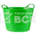 Ведро гибкое Сибртех сверхпрочное 14 л, зеленый, фото 1