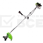 Триммер бензиновый Сибртех КС-1300Н, 25 см3, неразъемная штанга, состоит из 2 частей, фото 1