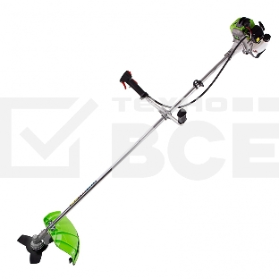 Триммер бензиновый Сибртех КС-1300Н, 25 см3, неразъемная штанга, состоит из 2 частей