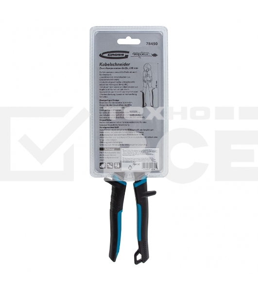 Кабелерез Gross 78450 piranha 240мм двухкомпонентные рукоятки диаметр кабеля до 14 мм