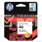 Картридж струйный HP 46 CZ638AE многоцветный для HP DJ Adv 2020hc/2520hc, фото4