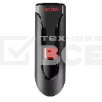 Флеш диск Sandisk 64Gb Cruzer Glide SDCZ60-064G-B35 USB2.0 черный/красный, фото3