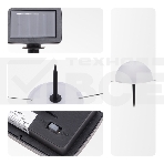 Светильник грунтовый Rexant Полусфера, 3000К, встроенный аккумулятор, солнечная панель, фото4