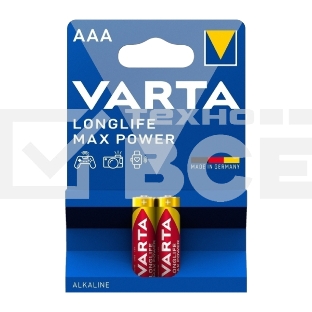 Батарейка VARTA LONGLIFE MAX P. AAA бл. 2