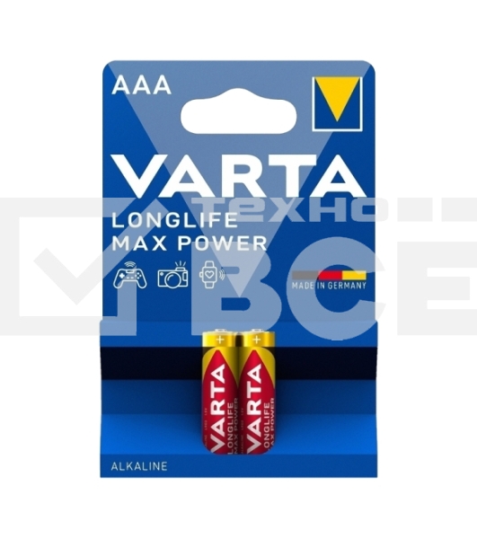 Батарейка VARTA LONGLIFE MAX P. AAA бл. 2