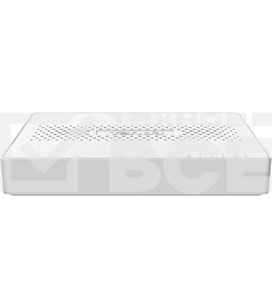 Коммутатор неуправляемый Tenda SM105, 5 портов, 5x2,5Гбит/с, настольный, пластиковый корпус