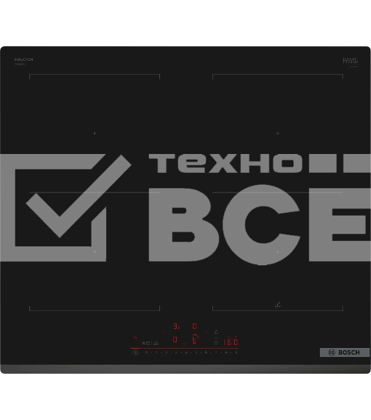 Индукционная варочная поверхность Bosch PVQ631HC1E черный