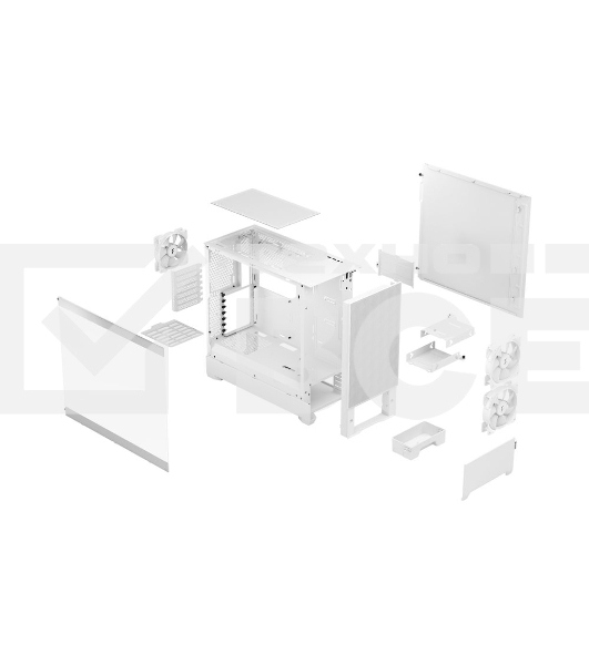 Компьютерный корпус Fractal Design Pop Air RGb белый TG Clear Tint FD-C-POR1A-01