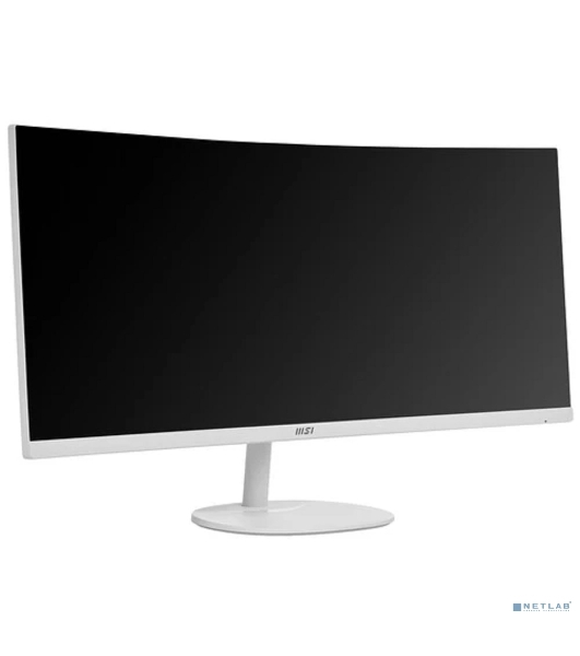 Монитор 34' MSI Pro MP341CQW VA 3440x1440, 100 Гц, 1 мс, 21:9, 300 кд/м2, 2xHDMI, 1xDP, изогнутый, белый