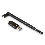 Сетевой адаптер Wi-Fi 5 двухдиапазонный высокого усиления ExeGate EDWA-186-AC1300-2 (Wi-Fi AC (a/b/g/n/ac), чипсет Realtek8812, 2.4 ГГц до 400 Мбит/с + 5 ГГц до 867 Мбит/с, 1x5dBi внешняя съемная антенна, USB 3.0), фото7