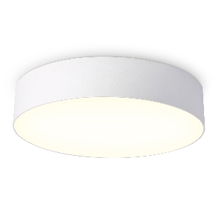 Потолочный светодиодный светильник Ambrella light FV5523 WH белый LED 35W 3000K D300*58 (Без ПДУ)