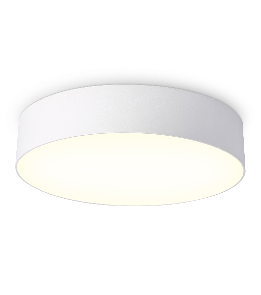 Потолочный светодиодный светильник Ambrella light FV5523 WH белый LED 35W 3000K D300*58 (Без ПДУ)