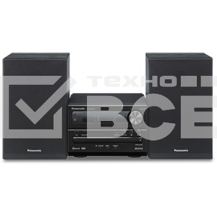 Микросистема Panasonic SC-PM250EE-K черный 20Вт/CD/CDRW/FM/USB/BT