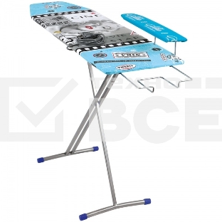 Доска гладильная NIKA НИКА 4, Н4 (Фанера 1225х345) пу, пр, удл. чехол в ассортименте Н4