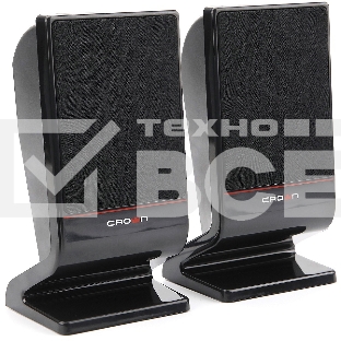 Колонки CROWN CMS-601 (USB, 6W; управление громкостью, разъём для наушников, кнопка включения, Длина кабеля между колонками 1м;Длина аудио-кабеля и питания 2м.)