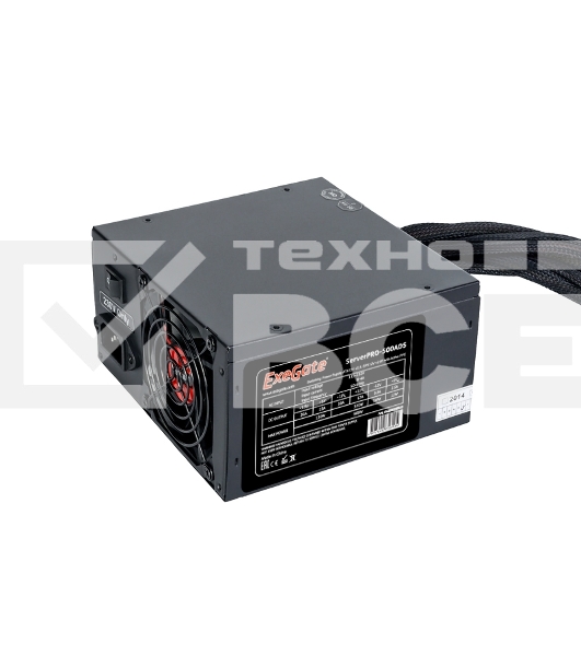 Серверный блок питания Exegate ServerPRO-500ADS (EX235029RUS), 500Вт, 2х80мм, черный