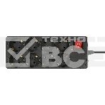 Сетевой фильтр Buro 800SH-3-B 3м (8 розеток) черный (коробка), фото4