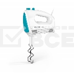 Миксер Bosch MFQ2210D , 375 Вт, цвет: белый/ голубой, 4 скорости+ импульс.режим, 2 крюка+ 2 венчика, фото2