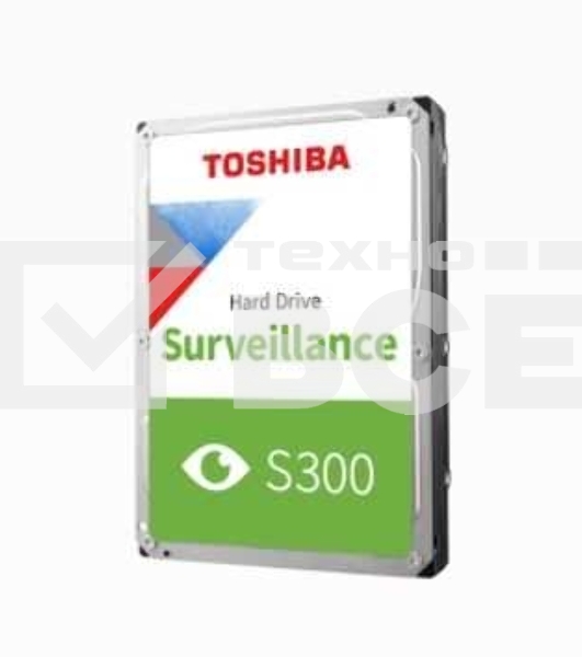 Жесткий диск Toshiba HDD  SATA3 4Tb Surveillance S300 (SMR) 5400  256Mb  (analog HDWT740UZSVA)
