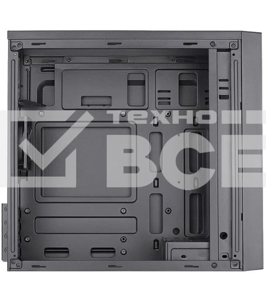 Компьютерный корпус Aerocool / Formula Cs-108-S-BK-v1 (mATX, без БП, USB3.0 x1, USB2.0 x1, 8cm black fan x1)