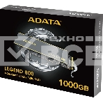 Накопитель SSD ADATA LEGEND 800, 1Tb, PCIe 4.0 x4, M.2 2280, NVMe, R/W 3500/2200, с радиатором, фото9