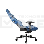 Кресло игровое Knight Craft Dragon синий эко.кожа крестов. металл, фото5