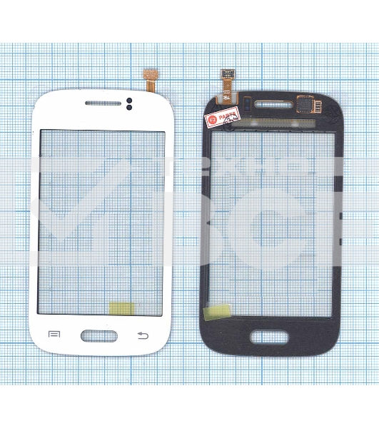 Сенсорное стекло (тачскрин) для Samsung Galaxy Young GT-S6310 GT-S6312, белое