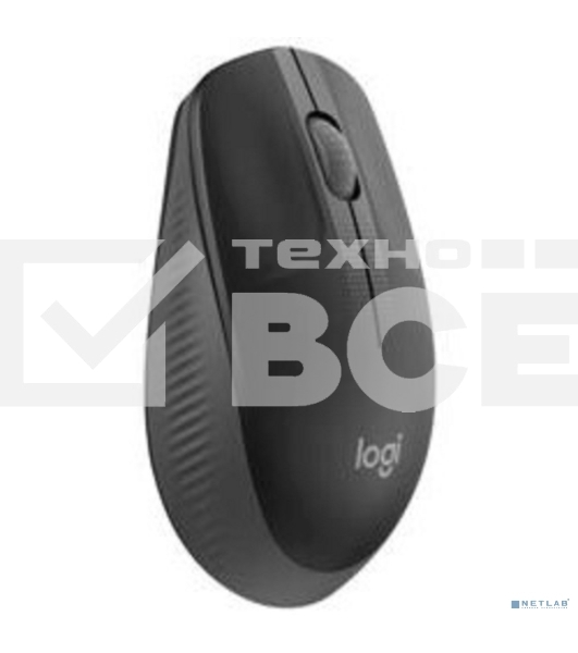 Мышь беспроводная Logitech M190 черный, 1000 dpi, радиоканал, USB, кнопки - 3