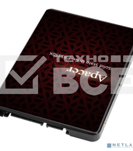 Накопитель SSD Apacer PANTHER AS350X, 128Gb, SATA III, 2.5