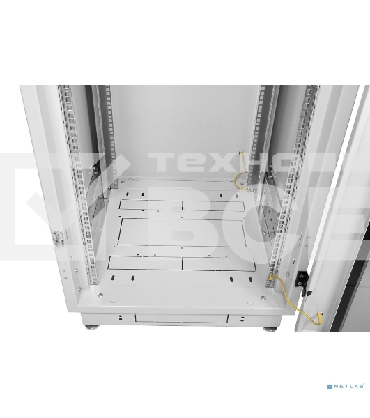Шкаф коммутационный ЦМО ШТК-М-42.6.8-4ААА 42U 600x820мм пер.дв.перфор. задн.дв.стал.лист 2 бок.пан. направл.под закл.гайки 550кг серый