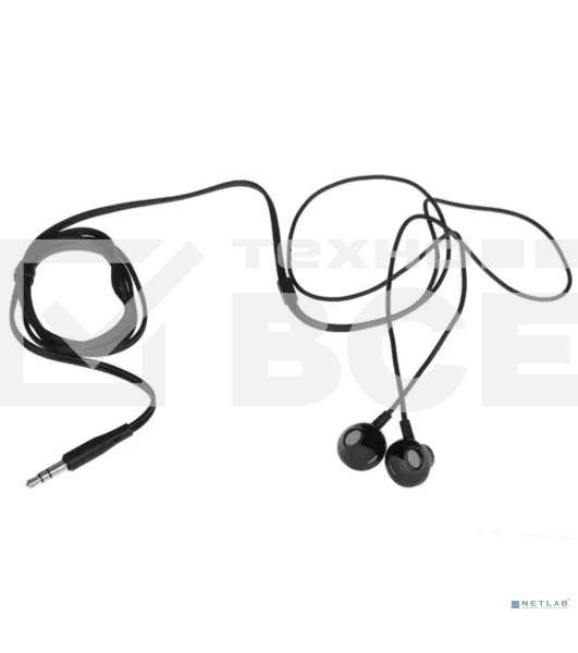 Наушники вкладыши Philips TAUE100BK/00 1.2м черный проводные в ушной раковине