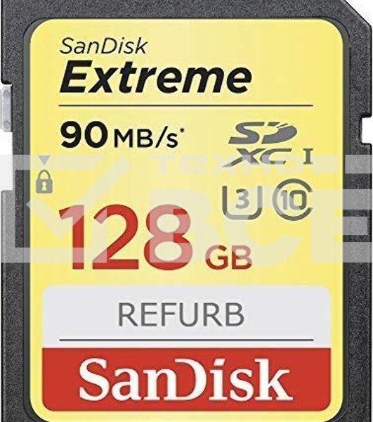 Флеш карта SD 128GB SanDisk SDXC Class 10 V30 UHS-I U3 Extreme 180MB/s