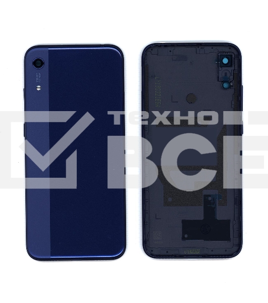 Задняя крышка для Huawei Honor 8A  синяя
