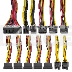 Блок питания ExeGate UN800, 800W, (ATX, SC, 12cm fan, 24pin, 2x(4+4)pin, 2xPCI-E, 5xSATA, 3xIDE, кабель 220V 1,8м с защитой от выдергивания), фото4