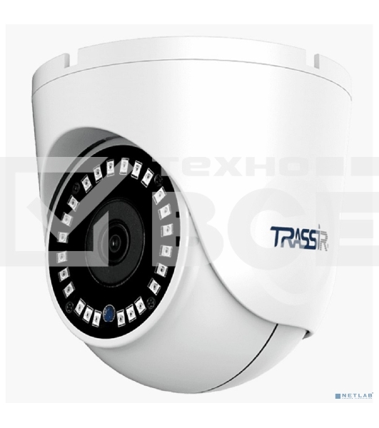 Уличная 2Мп IP-камера с ИК-подсветкой TRASSIR TR-D8121IR2 v6 2.8 Матрица 1/2.7' CMOS, разрешение 2Мп