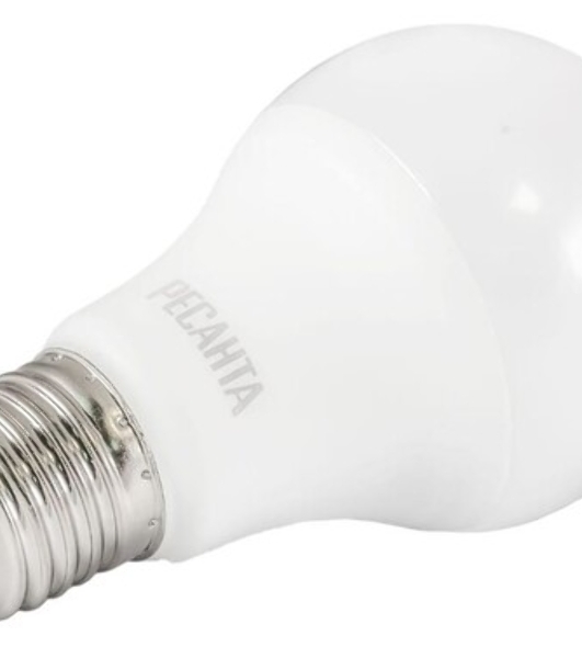 Лампа светодиодная Ресанта LL-R-A60-9W-230-4K-E27 груша, 9 Вт, нейтр., Е27