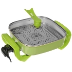 Электросковорода Sakura SA-7716R Master Chef 1800-2000Вт 32х9см кругл красн, фото4
