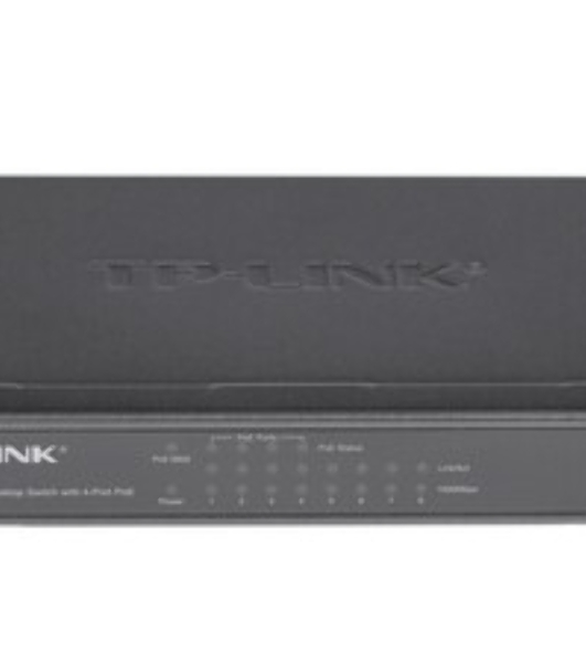 Коммутатор TP-Link SMB TL-SG1008P Коммутатор 8-port Gigabit Switch с 4 портами РоЕ