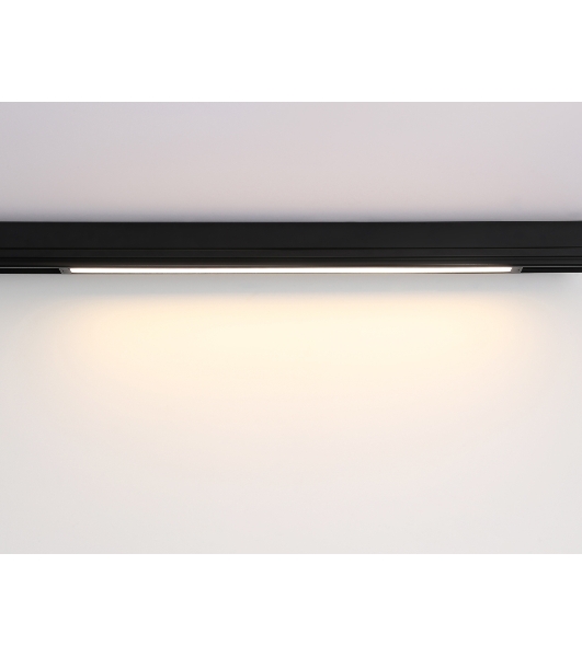 Управляемый светодиодный светильник для шинопровода Magnetic Ambrella light GL1292 BK черный IP20 24W 3000K-6400K 220V 120° 562*25*42 (Без ПДУ)