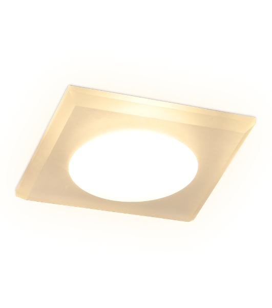 Светильник Ambrella light TN138 WH/FR белый/матовый GU5.3 90*90*25