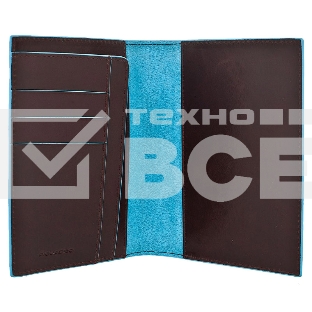 Обложка для паспорта Piquadro Blue Square PP1660B2/MO коричневый натур.кожа
