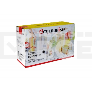 Картридж лазерный Colouring CG-Q7553X/715 черный (7000 стр.) для HP LJ P2010/P2014/P2015/2015d/2015n/M2727/M2727nf /M2727nfs/Canon LBP-3310/3370