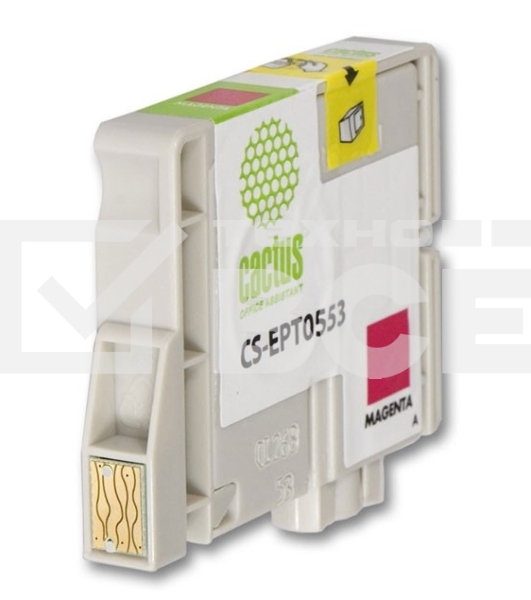 Картридж струйный Cactus CS-EPT0553 пурпурный (10 мл) для Epson Stylus RX520/Stylus Photo R240