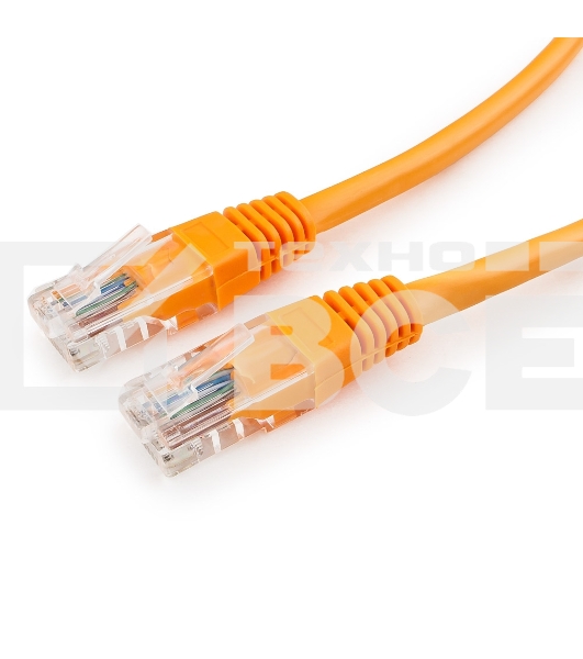 Патч-корд UTP Cablexpert PP12-1.1.5M/O кат.5e, 1.5 м, литой, многожильный (оранжевый)